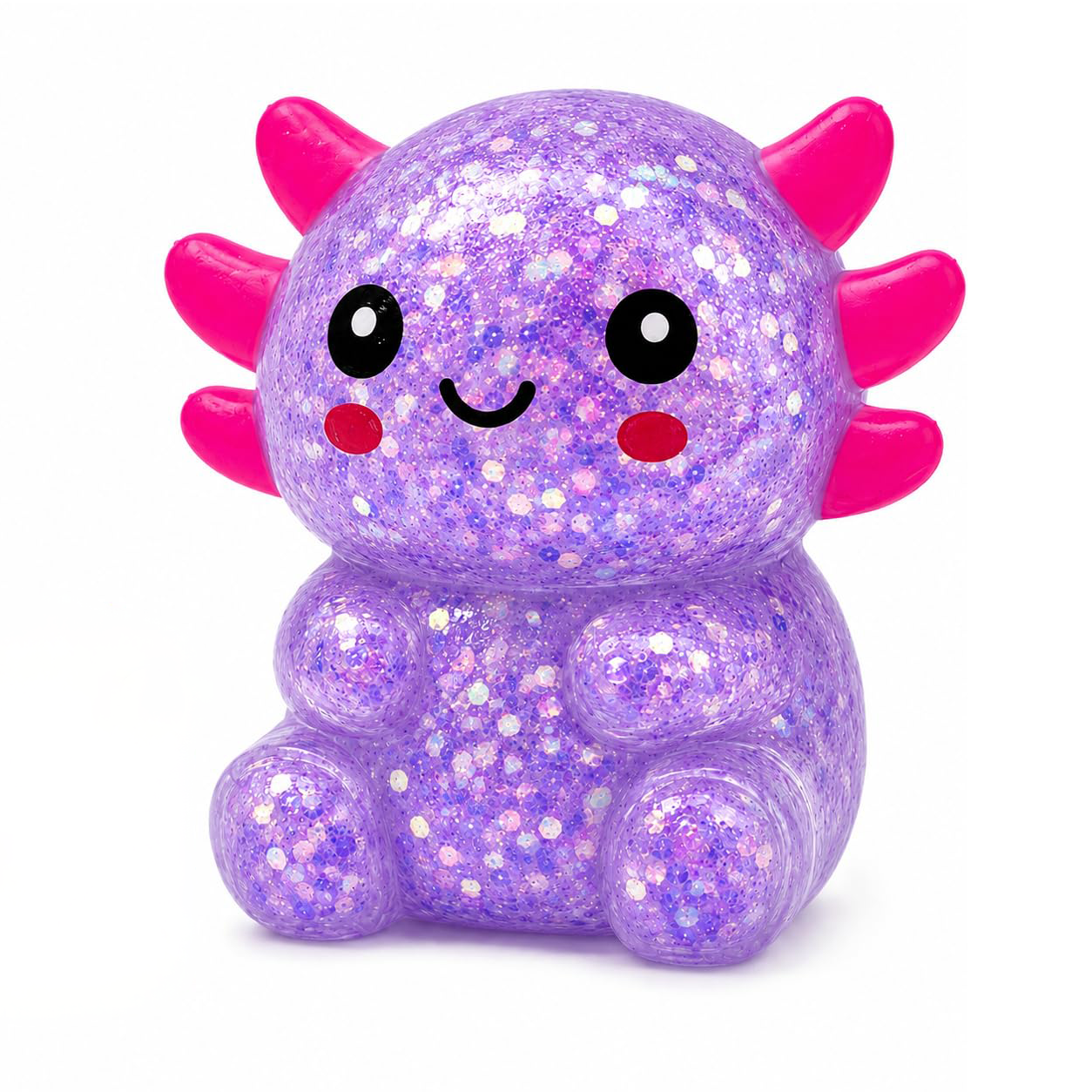 Axolotl Stress Ball, Cute Soft Slow Rising  Toy, Calming Fidget Squeeze Toy Sensory Toy For Stress Relief Kids Adults photo 3