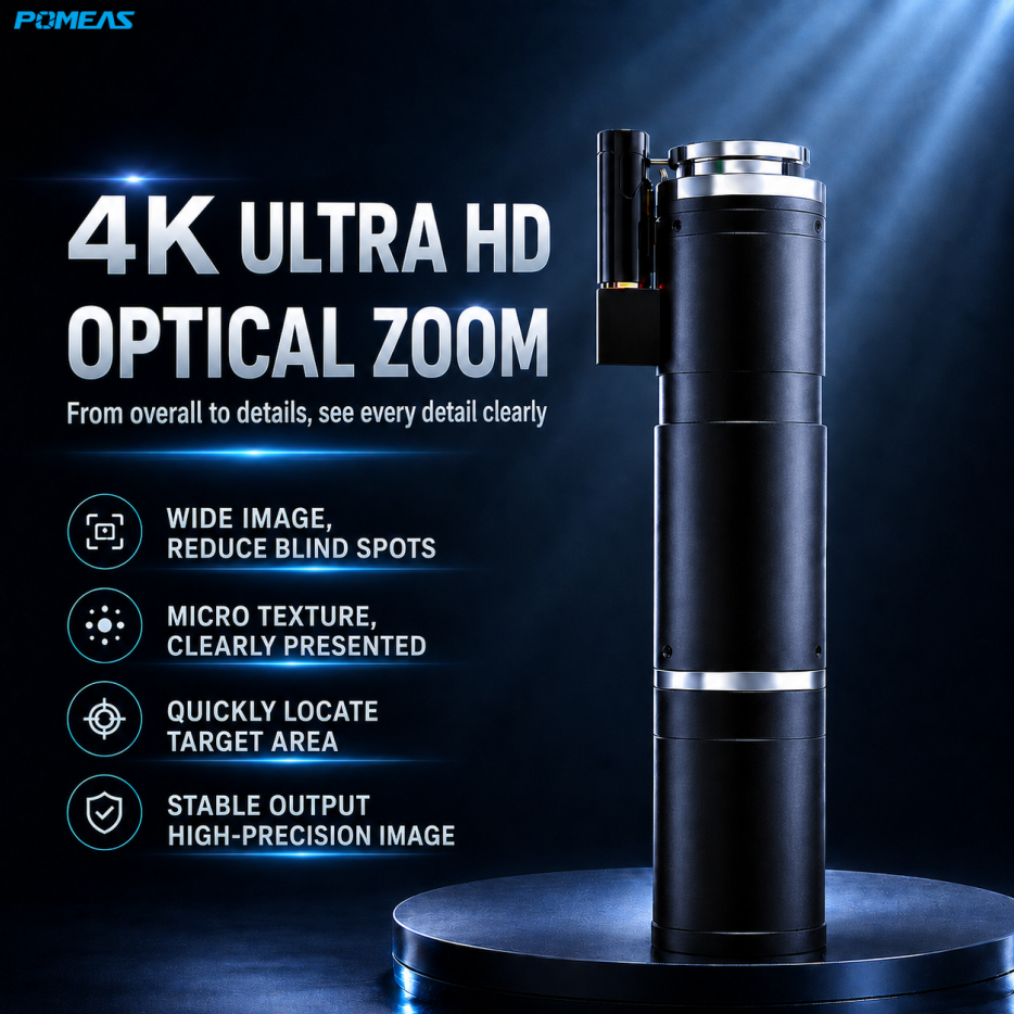 4K Coaxial Zoom Lens 0.68X-5X For 1inch Sensor Semiconductor Wafer Inspection 2.8um Resolution High-end Machine Vision photo 2