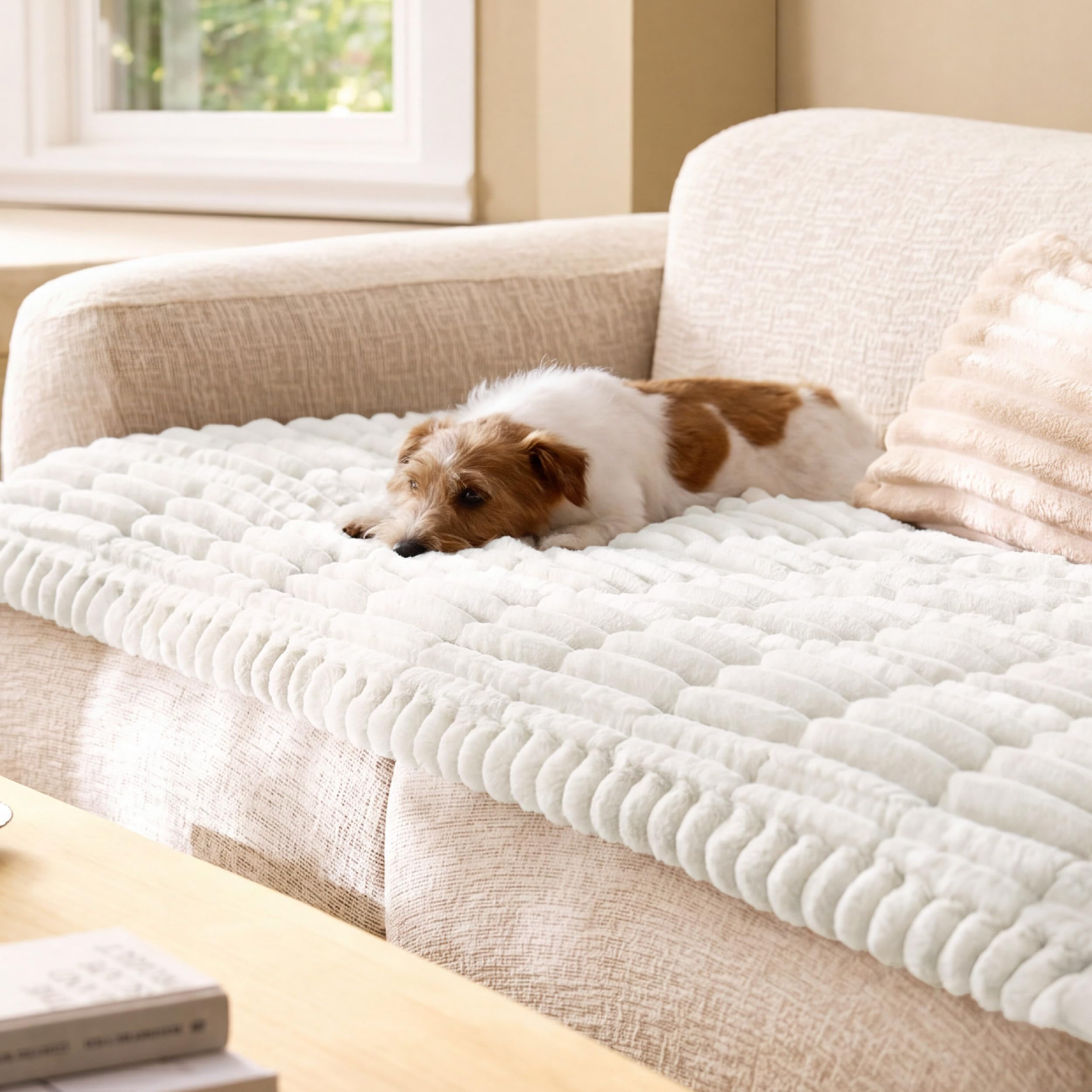 Couch Covers For Dogs, Non-Slip Sofa Covers For Pets Thick Quilted Padding, Ultra-Soft Corduroy Flannel, Machine Washable photo 1