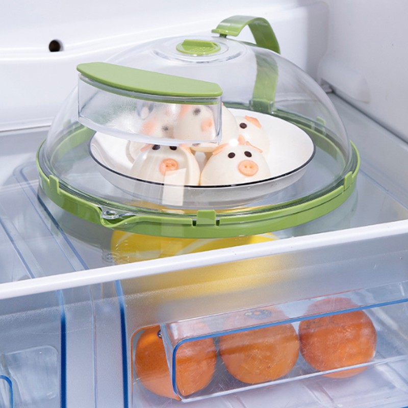 Microwave Splatter Cover Food Cover Anti-Splatter Lid W- Steam Vents 26x11cm UK photo 2