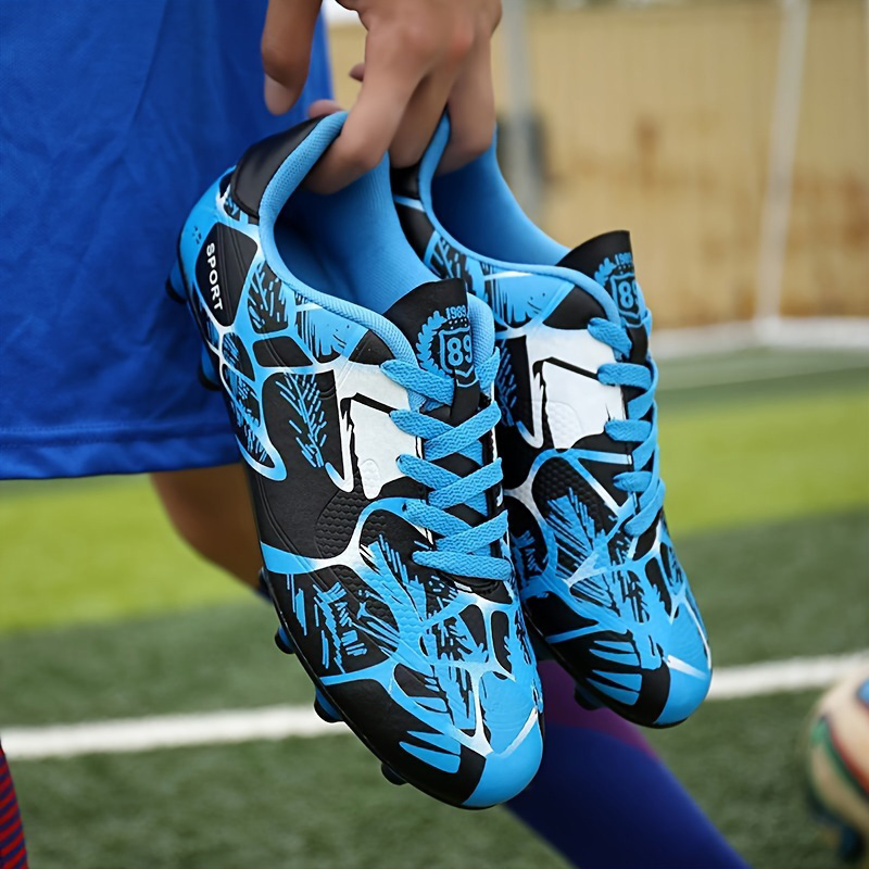 36-45 Football Shoes Sneakers Men Women,Low Top Spike Cleats Football Boots Youth Kids,Soccer Athletics Training Shoes Boys Girls,Unisex photo 1