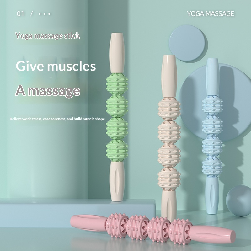 Massage Stick. Mace Muscle Relaxer Skinny Leg Artifact Calf Massage Roller Fitness Fascia Stick Langya Roller photo 1