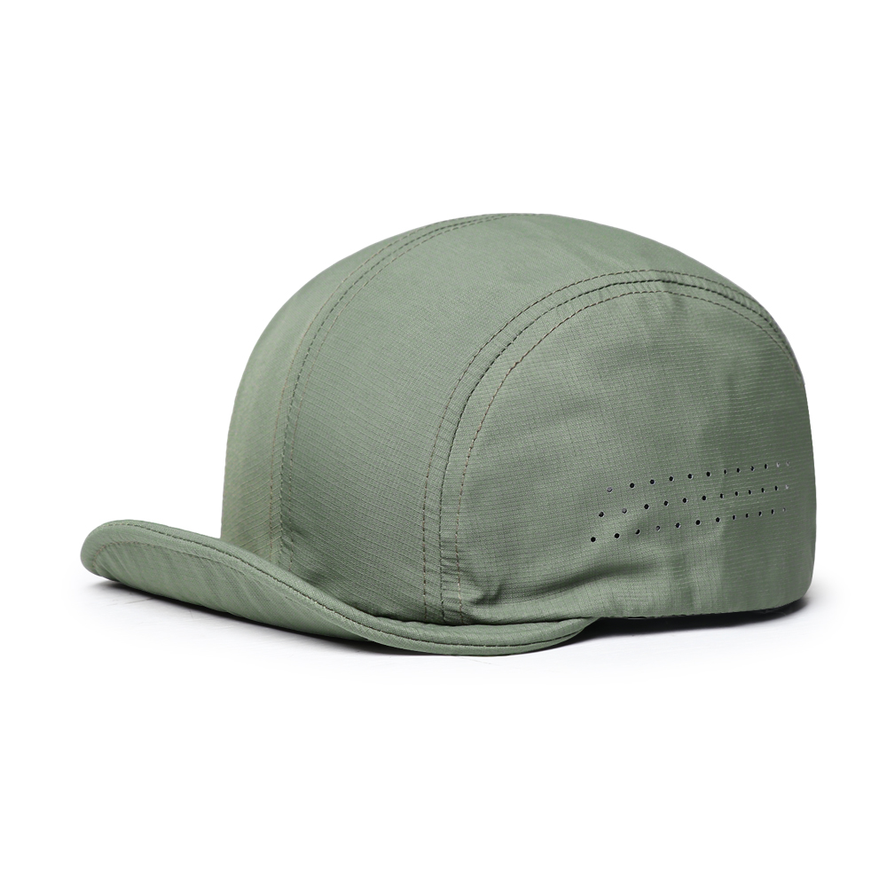 Summer Men's And Women's Solid-color Soft-brim Short-awning Side-hole Simple Casual Style Baseball Cap, Suitable For Daily Outdoor Activities photo 5