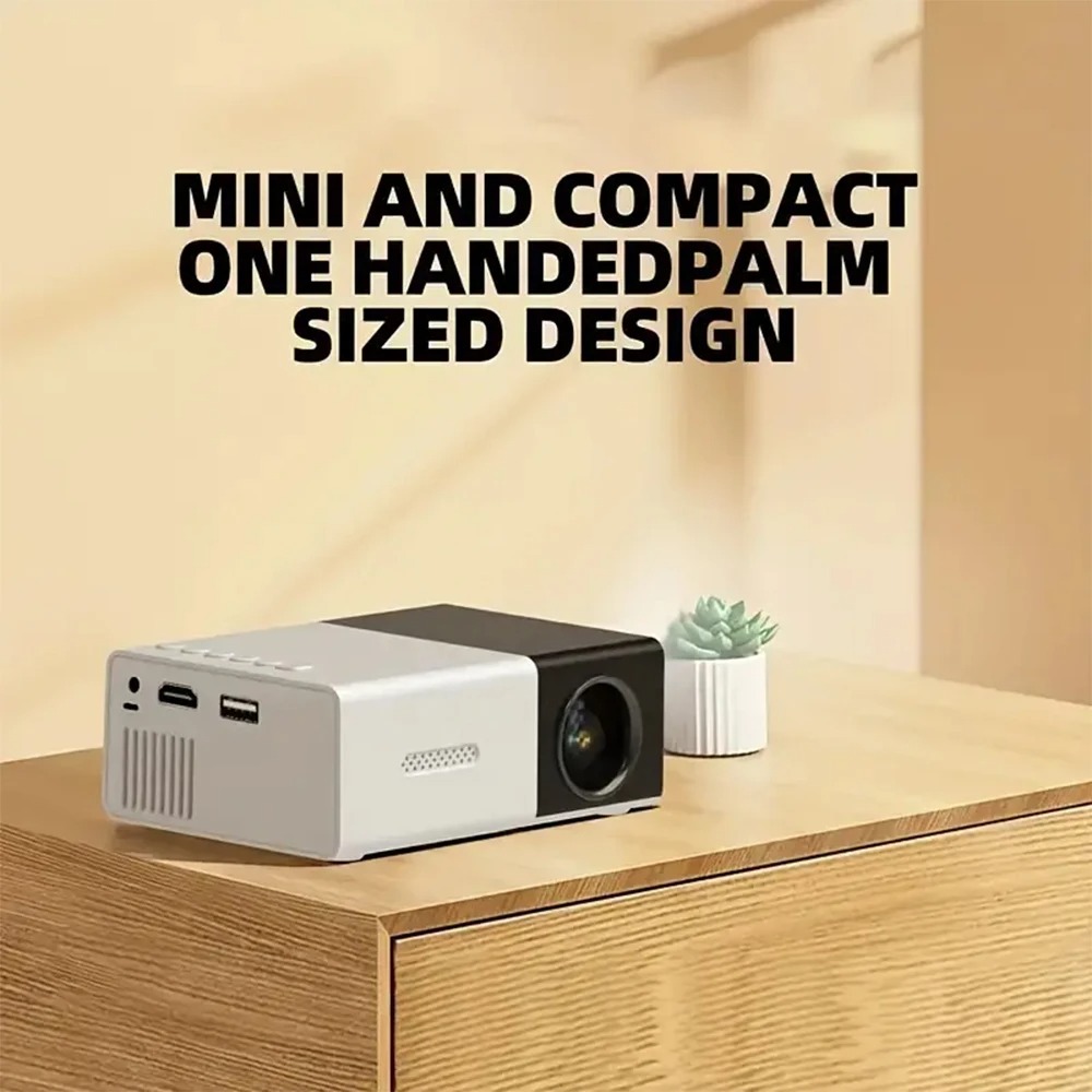 Portable Wired Projector Mobile Phone With Retractable Bracket LED Mini Home Video Equipment 1080P HD Screen USB&SD&AV&Hd photo 6