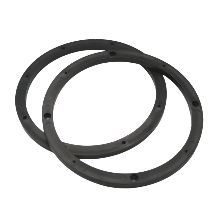 2pcs  Thickness 9MM   6.5Speaker Spacers Universal Car Audio Speaker Soild Pad Subwoofer Mid Range Custom Installation Mounting Adapter photo 2