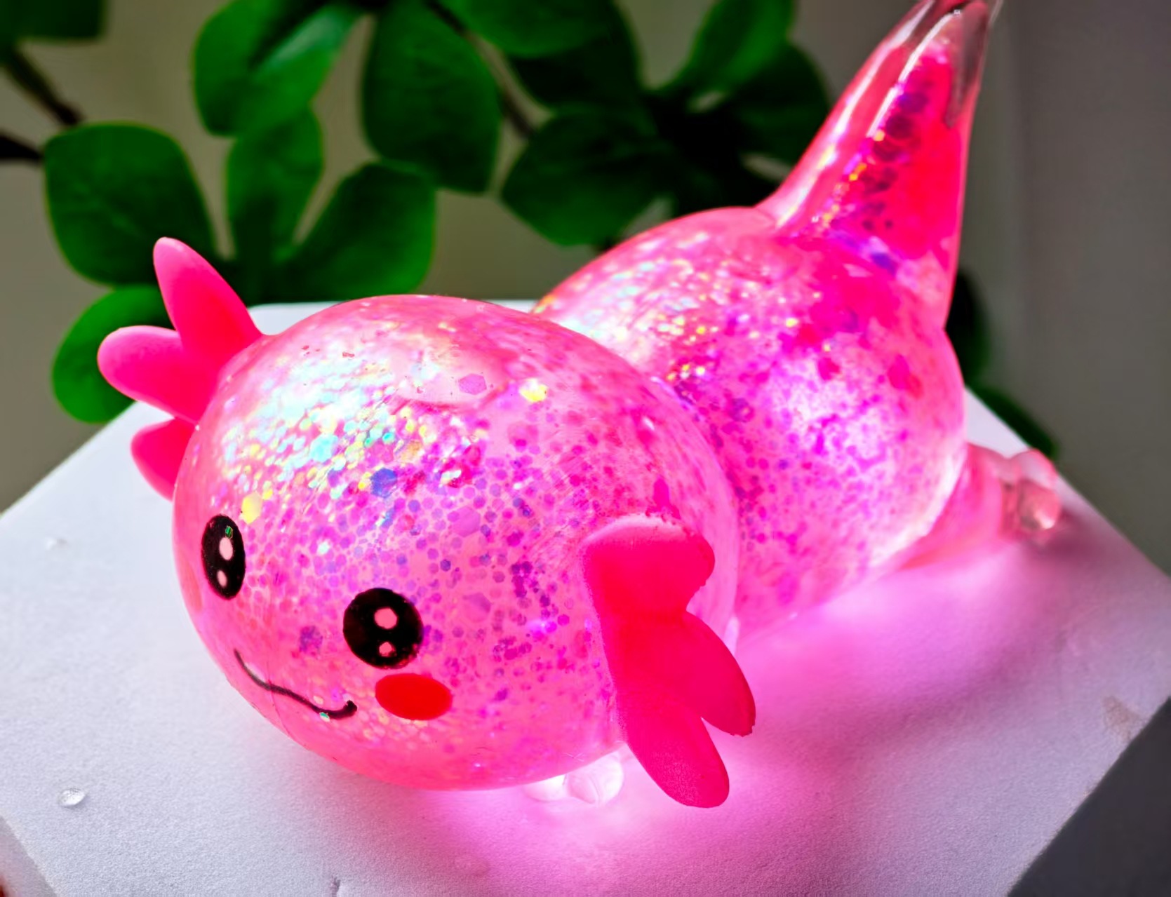 Axolotl Squishy Toy, Cute Slow Rising Fidget Toy For Stress Relief, Soft Squeeze Sensory Toy For Kids And Adults, Handheld Stress Ball For Anxiety And Focus photo 7