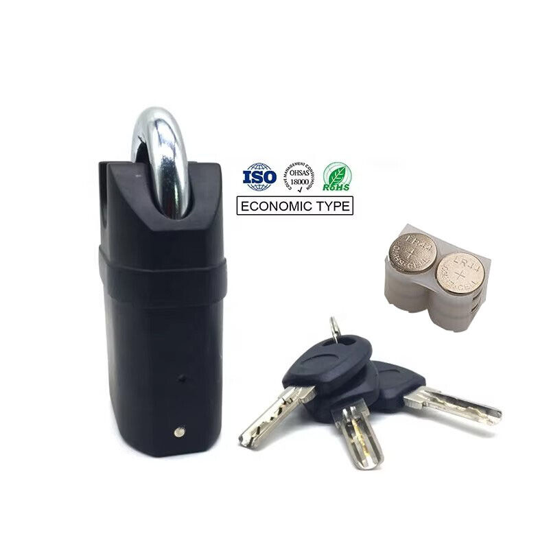 Heavy Duty Stainless Steel Waterproof Alarm Padlock With 3 Keys - Outdoor Security photo 7