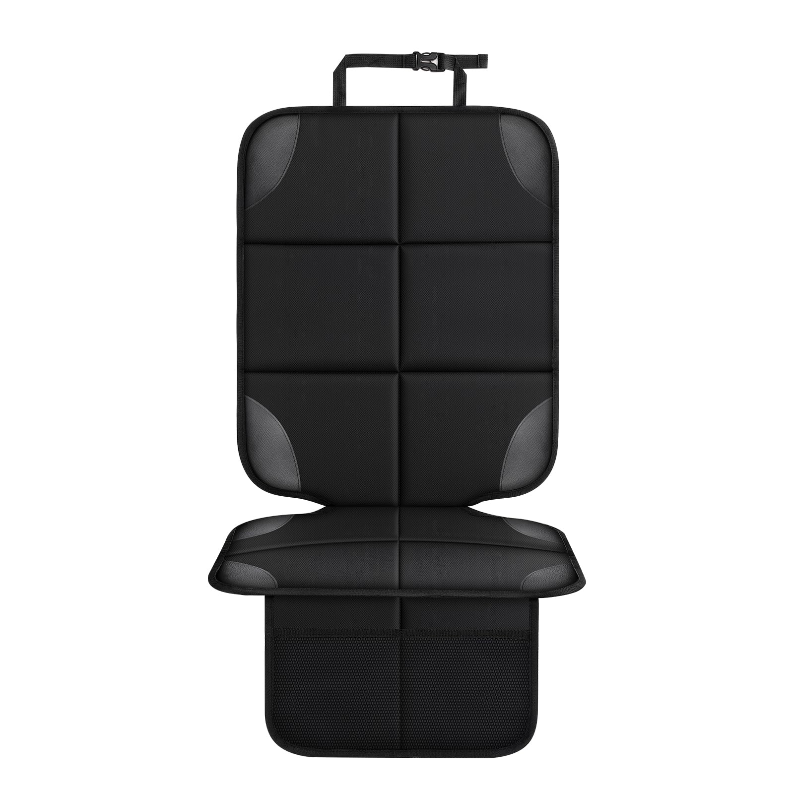 Car Seat Protector 2 Mesh Pocket Waterproof Car Seat Covers, Universal Size, Baby, Pet, Children's Car Seat Protector, Anti Slip Bottom  1 Piece photo 1