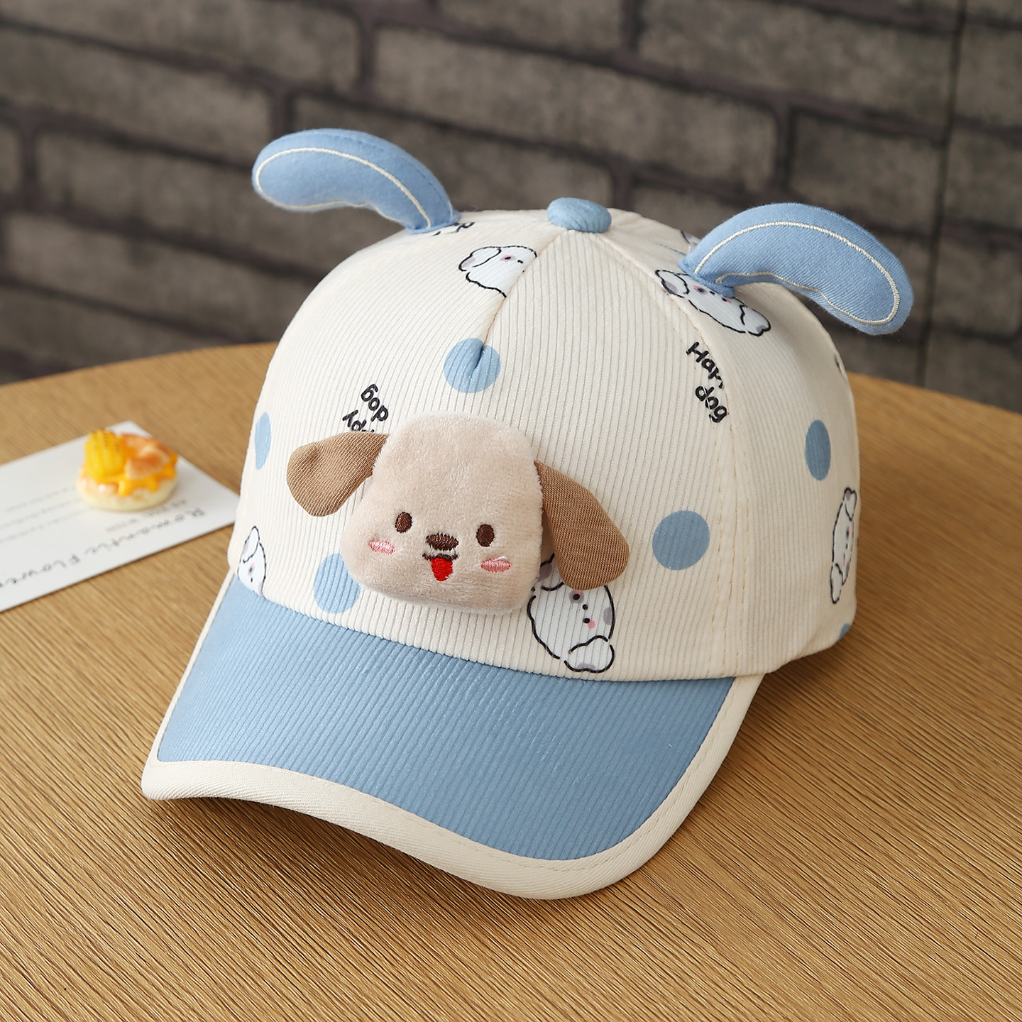 New Cute Three-dimensional Baby Dolls With Cartoon Prints And Ear Shapes. Soft-brimmed Elastic Baseball Caps. Perfect For Outdoor Outings And Playtime. photo 3