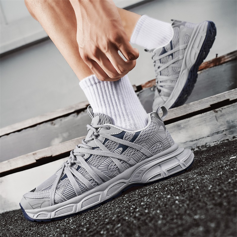 2026 New Fashion Breathable Versatile Casual Shoes For Men, Chunky Sole Mesh Sneakers, Casual Footwear For Teens photo 5