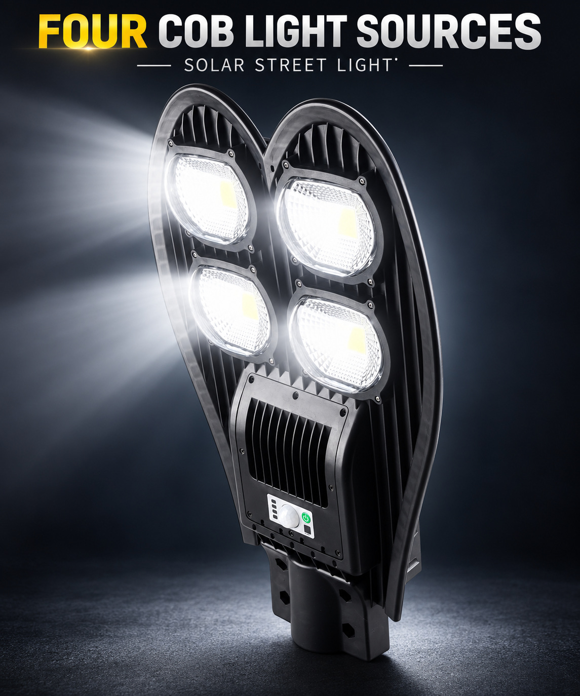 Solar Powered Motion Sensor Waterproof COB LED Work Light For Auto Repair W762B Street 10W photo 8