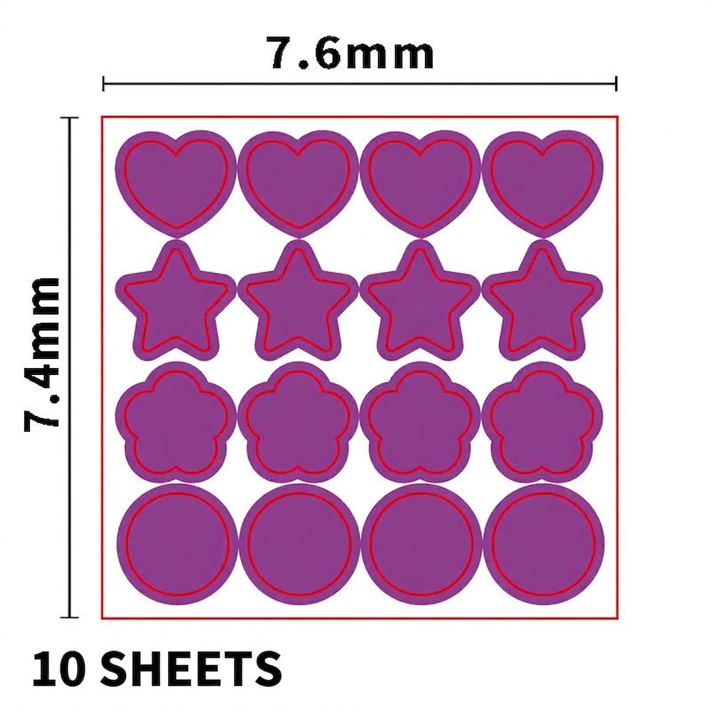 Sunscreen Stickers, UV Sensor Stickers, Waterproof Children's Sunscreen Reminders, Color-changing Stickers, Campus Activities, Outdoor photo 1