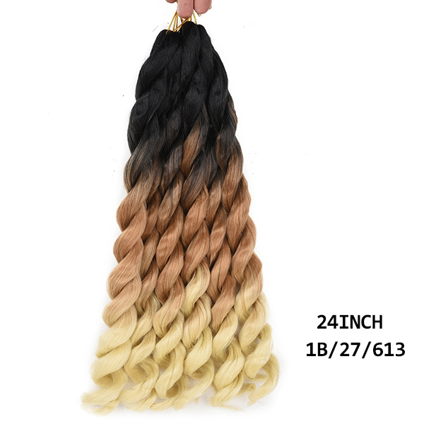 Big Curly Dirty Braid Crochet Wig photo 4