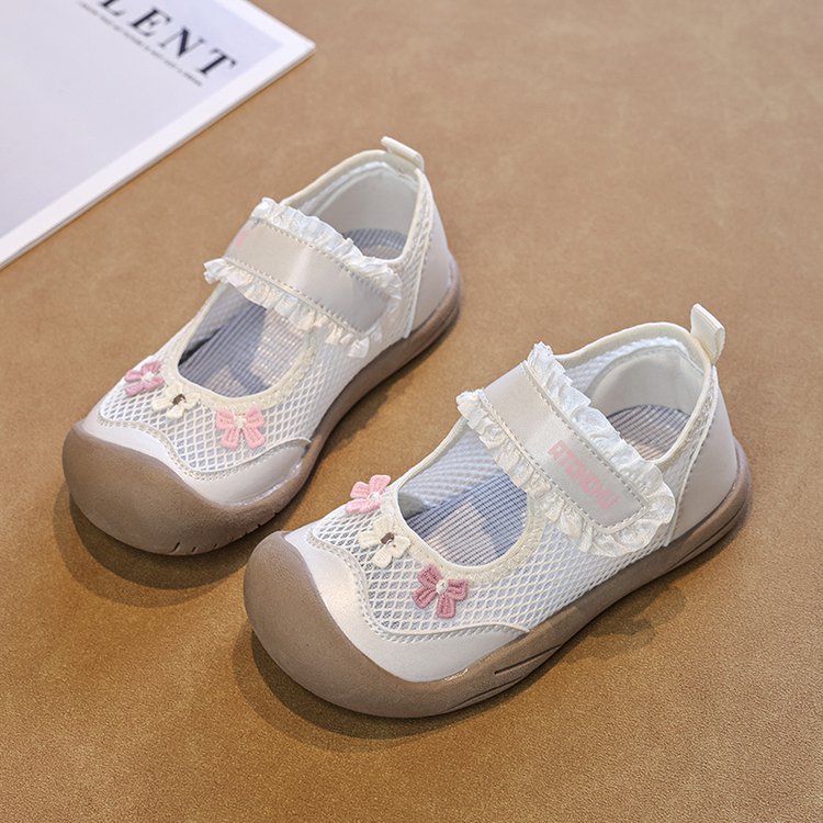 2026 Summer New Girls Mesh Breathable Sneakers, Toddler Soft Sole Non-Slip Casual Walking Shoes For Baby Girls photo 2