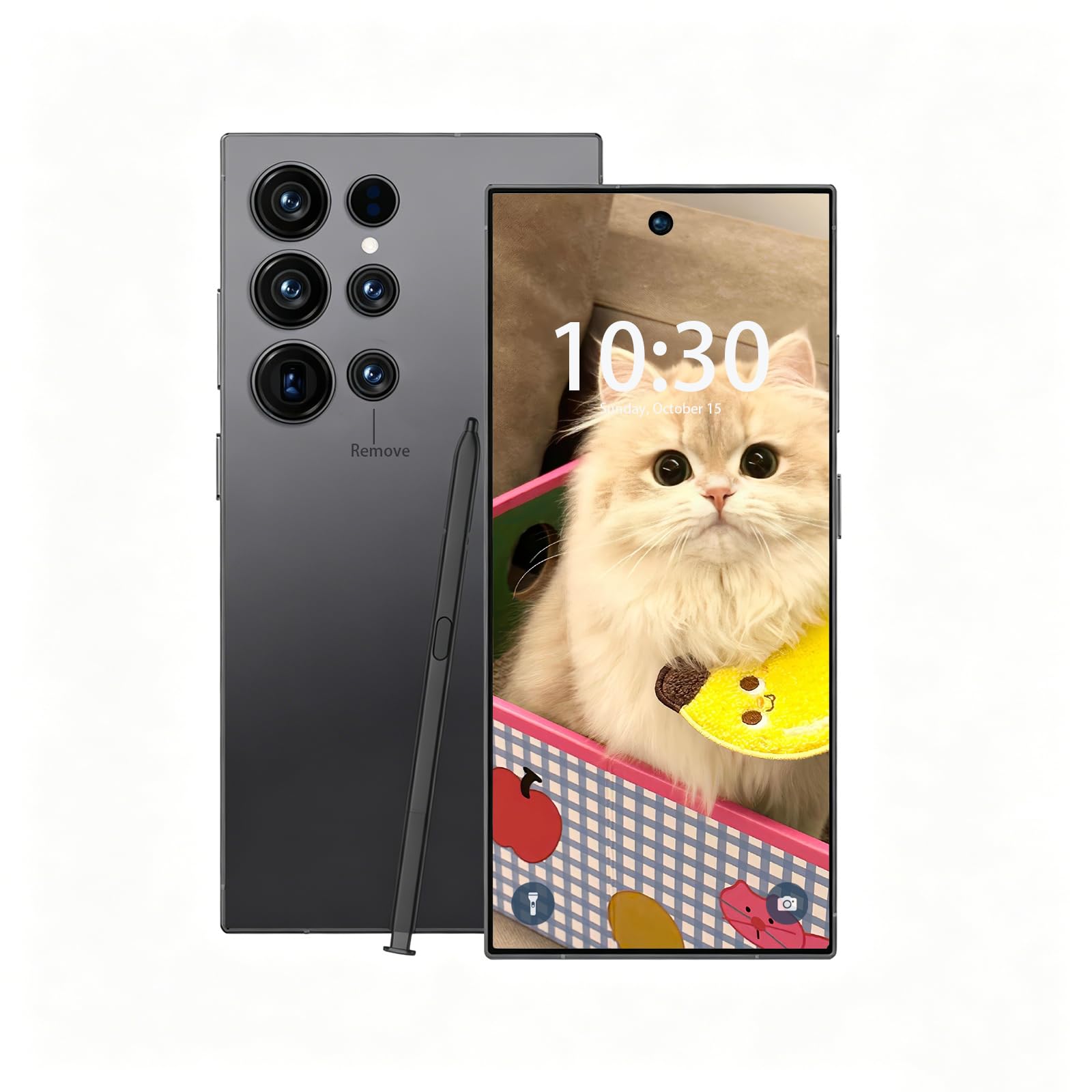 C25 Ultra Unlocked Phone  5G 12-512GB Smartphone  6900mAh,6 9  HD Screen,Android 14 Cell Phone Built In Pen Dual SIM Fingerprint Unlock Face ID photo 1