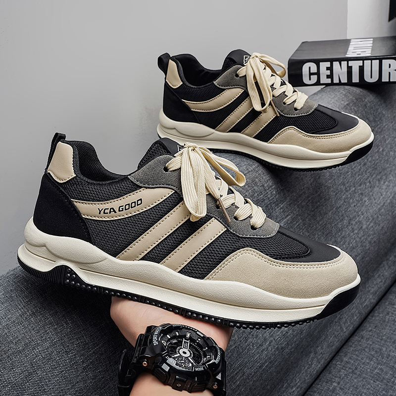 Men's Wide Toe Cortez-style Sneakers, Extra Wide Shoes For Wide Feet & High Instep, Soft Mesh Casual Trainers photo 1