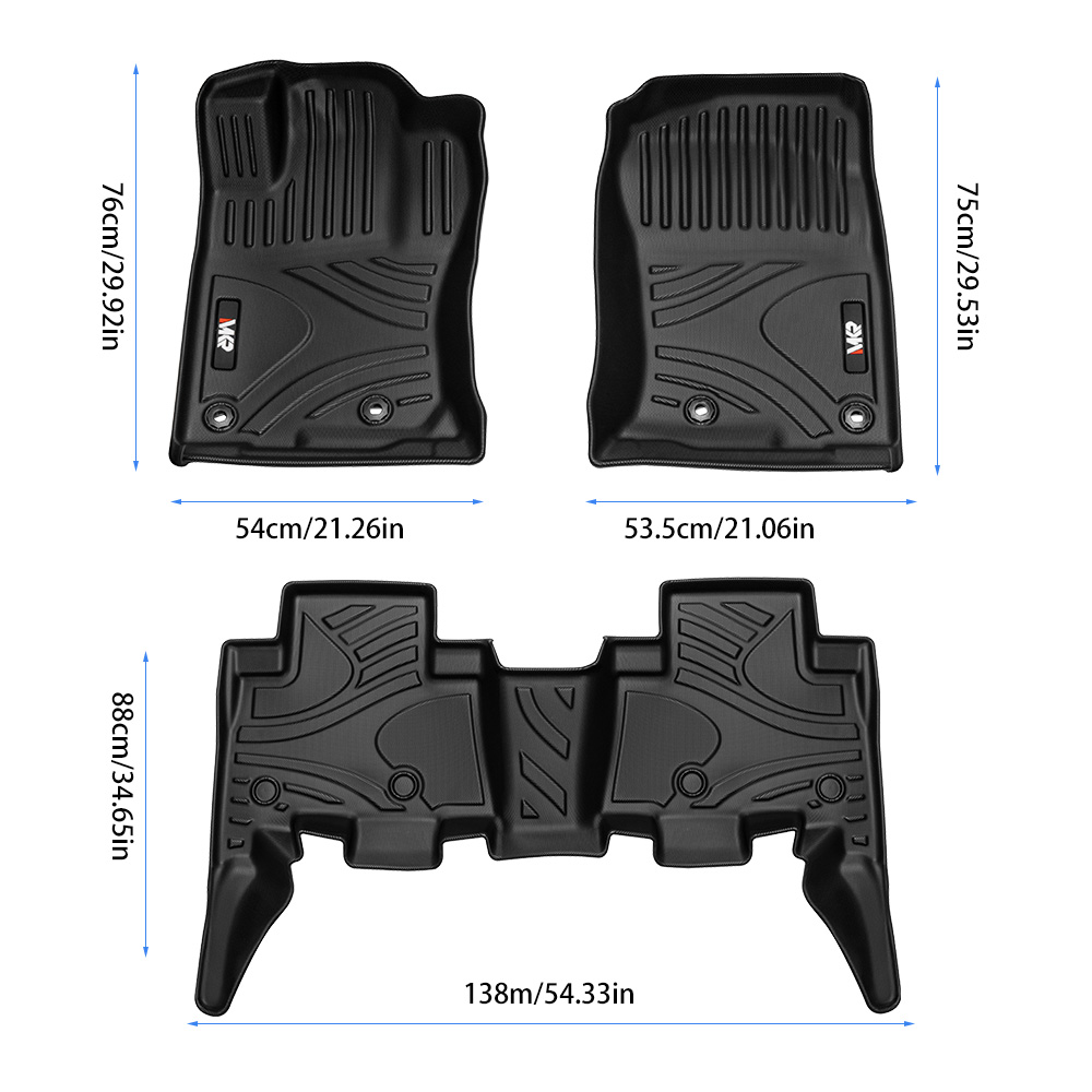 Floor Liner For 4Runner 2013-2024 & For Lexus GX460 2014-2023 Floor Mats photo 2