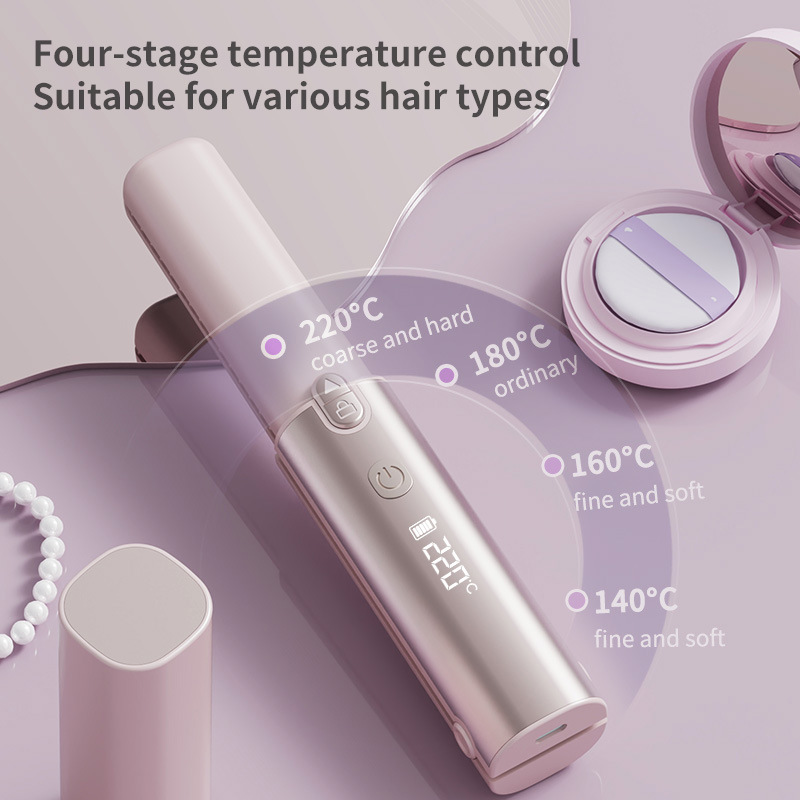 New Cordless Rechargeable Hair Straightener Brush Portable Damage-Free Styling Comb For Home Hair Straightening & Hair Care photo 1