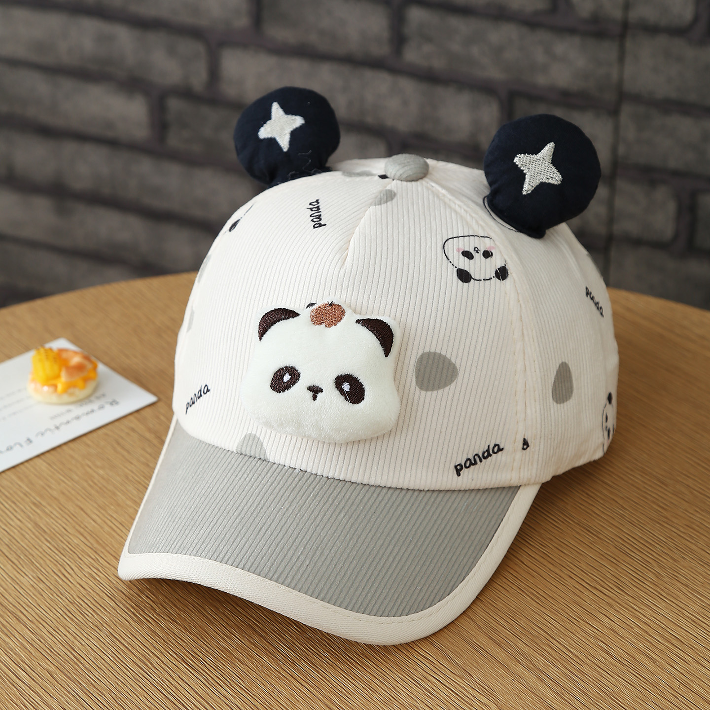 New Cute Three-dimensional Baby Dolls With Cartoon Prints And Ear Shapes. Soft-brimmed Elastic Baseball Caps. Perfect For Outdoor Outings And Playtime. photo 2