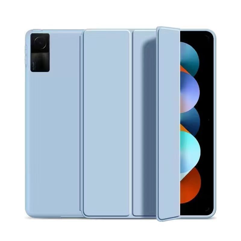 Honeycomb Three Fold Anti Drop Silicone Flat Protective Cover photo 8