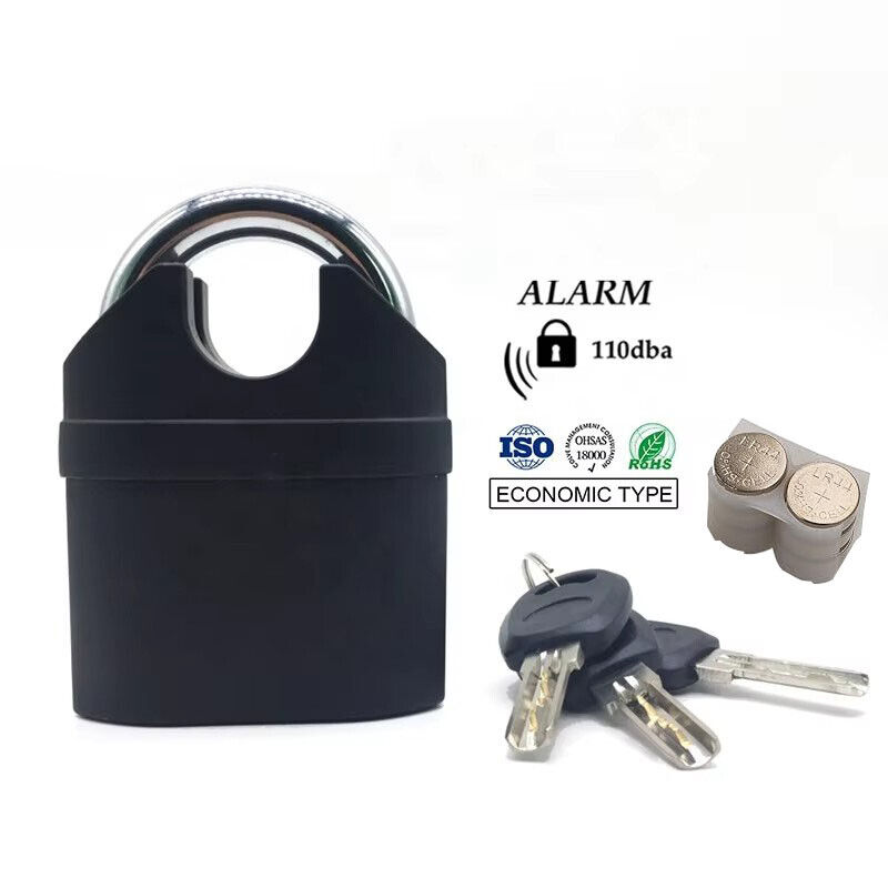 Heavy Duty Stainless Steel Waterproof Alarm Padlock With 3 Keys - Outdoor Security photo 1