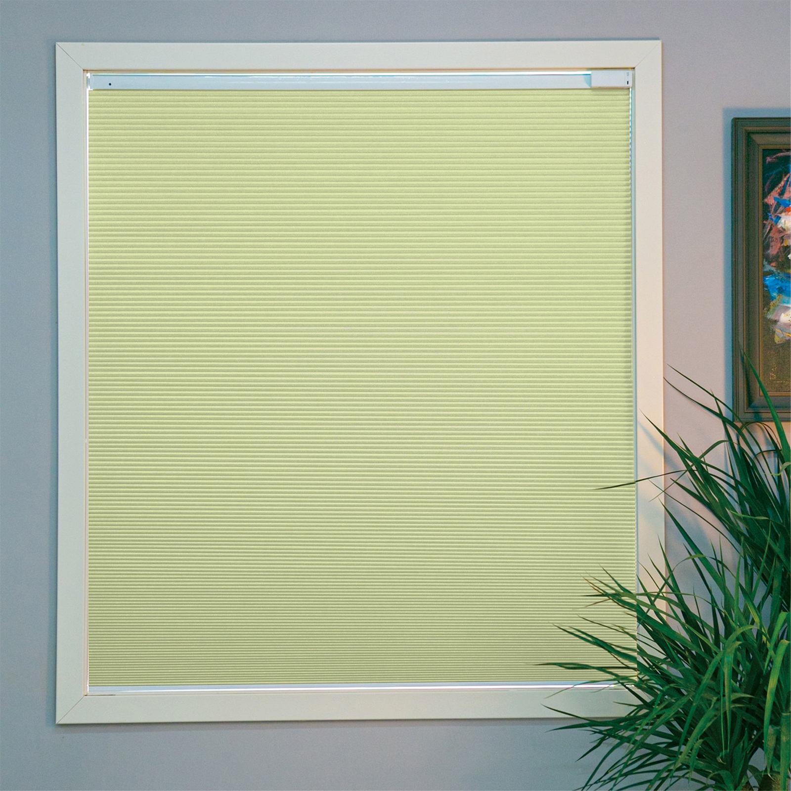 Double Layer Intelligent Electric Curtain System Equipped With 15 Channel Remote Control And Solar Charging Panel Sunshade Curtains Blinds Honeycomb Curtains photo 5