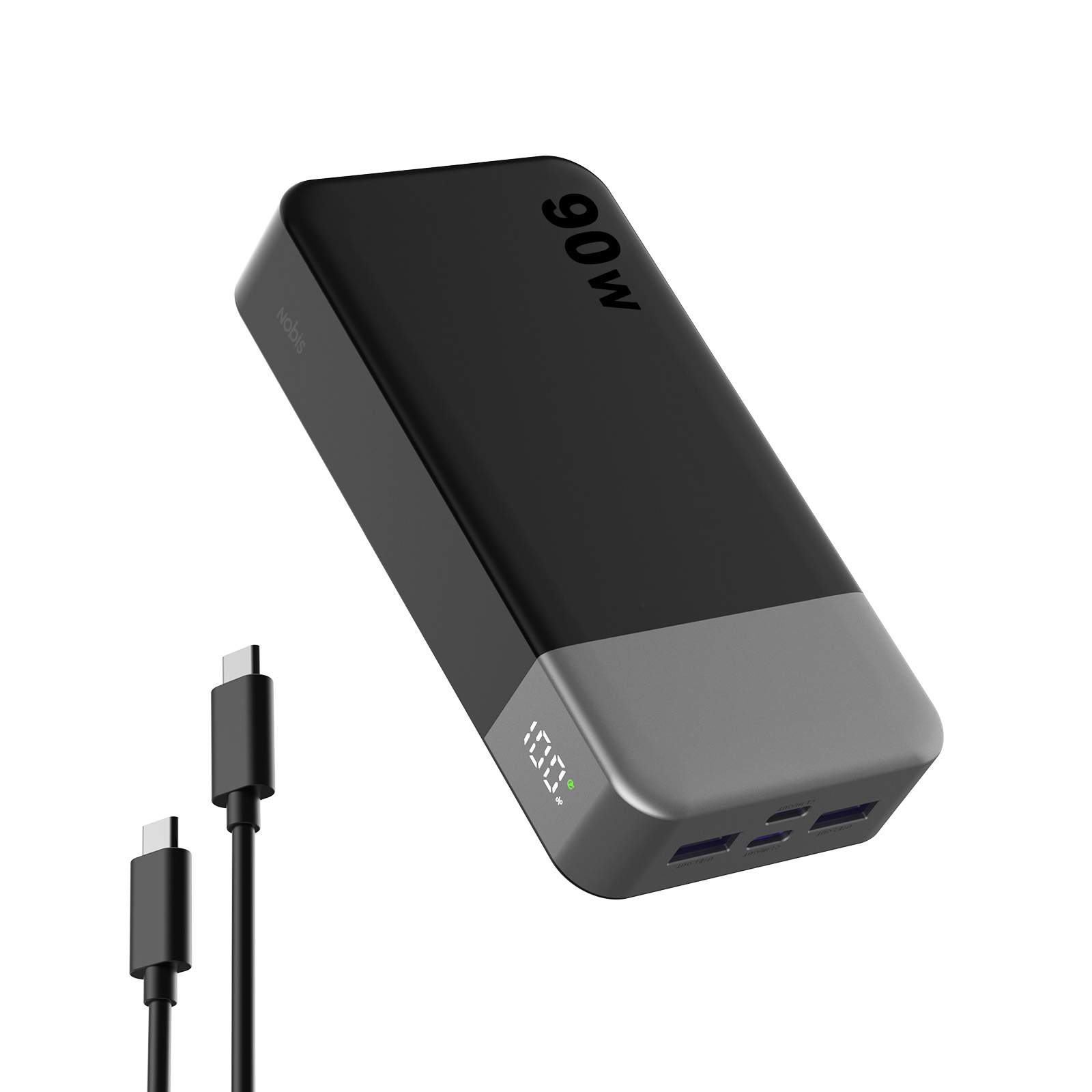 French Overseas Warehouse NOBIS 90W Portable Charger 20000mAh Fast Charging Power Bank For Laptop And Phone photo 1
