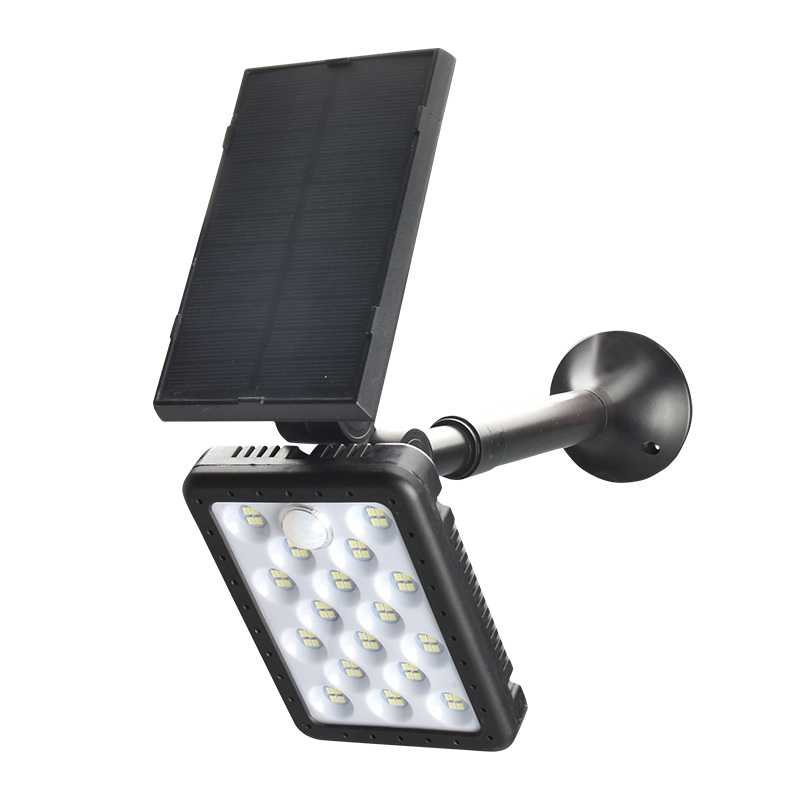 Solar Powered Rechargeable Motion Sensor LED Work Light 1500mAh For Auto W775A 1x 18650 Battery photo 1