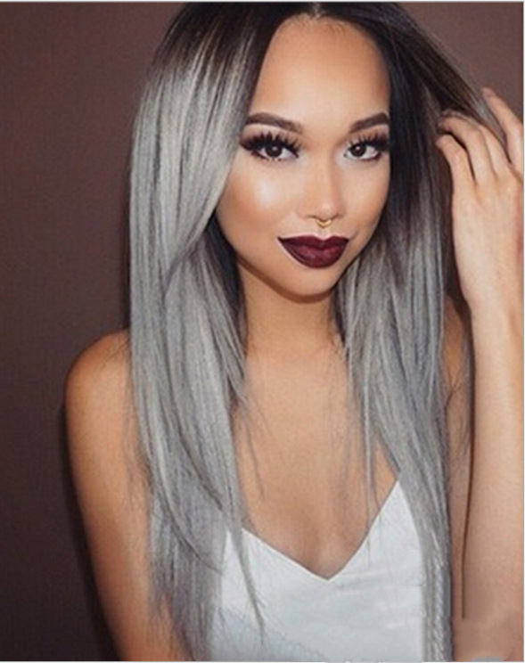 Medium And Large Scalp Dyed Gradual Long Straight Hair photo 3
