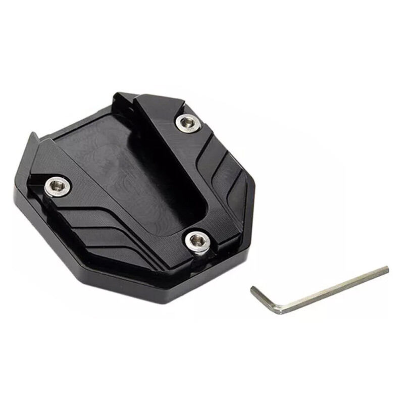 Motorcycle Scooter CNC Side Stand Enlarge Foot Plate Kickstand Extension Pad 1PC photo 7