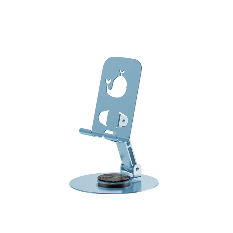 KP-934 Metal Desktop Phone Tablet Stand Adjustable Foldable Rotatable Ideal For Streaming Live Broadcasting And Filming In Stock photo 3