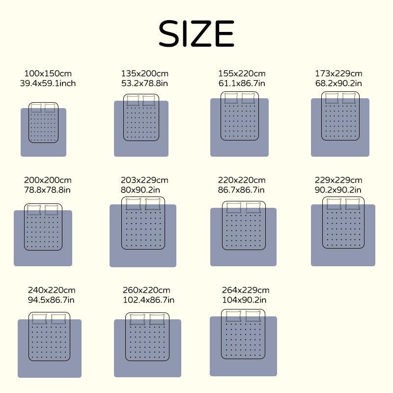 1PC Thick Winter Comforter, Soft Warm Fluffy Bedding Quilt For Bedroom All Season Use photo 4