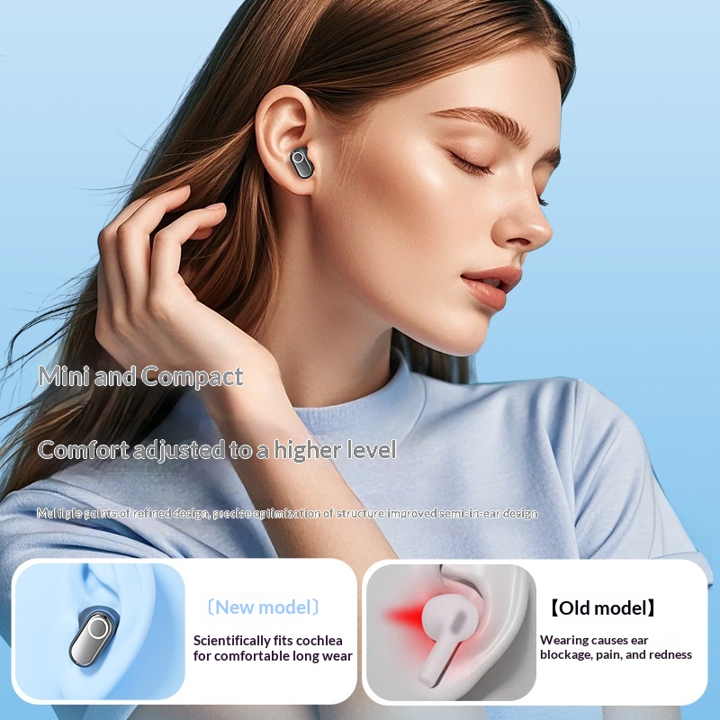 Cross Border Explosion M86 Transparent Cover Digital Headphones Ultra Long Range In-Ear Comfortable Wireless Bluetooth Headphones Wholesale photo 2