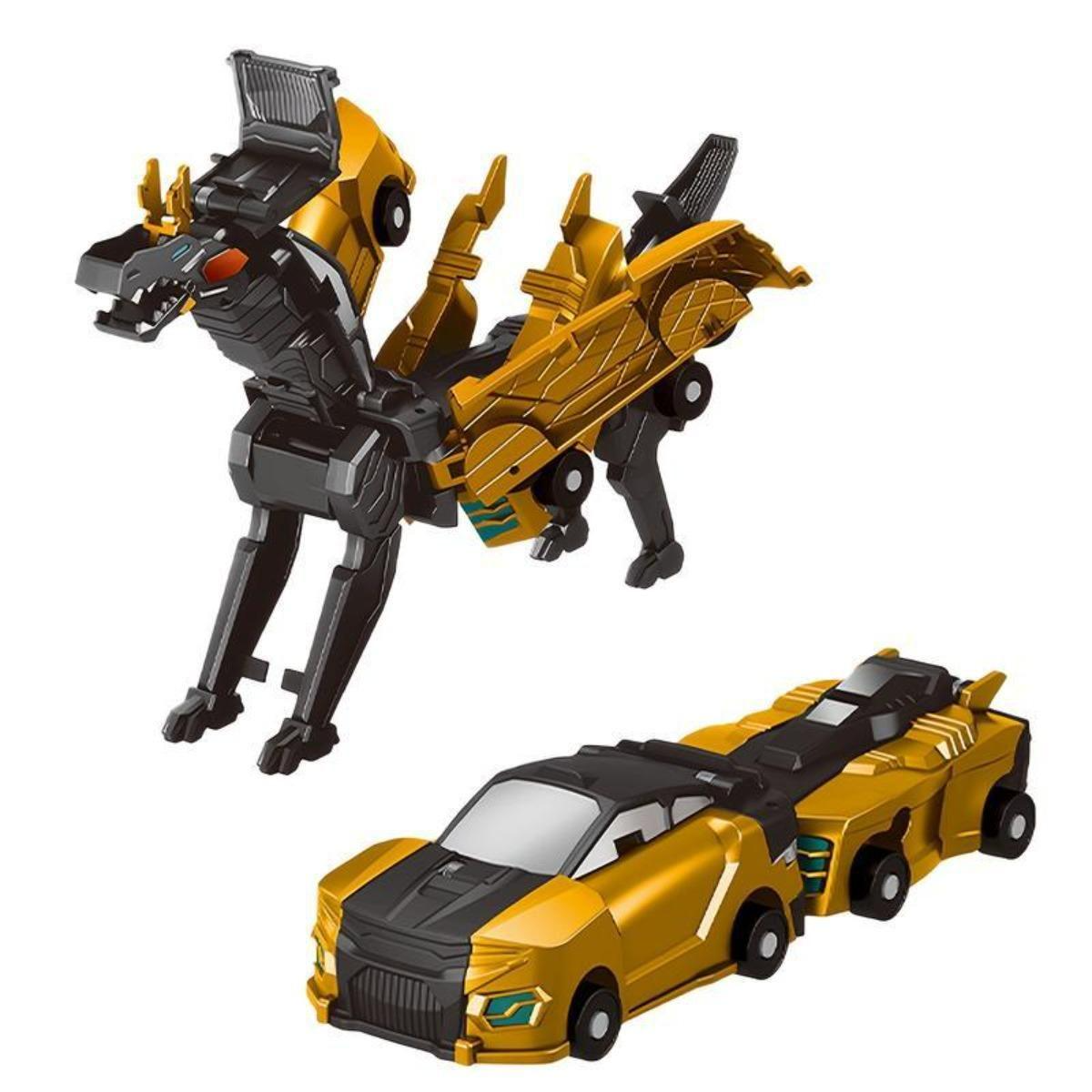 2-in-1 Unisex Mechanical Mini Magnetic-Triggered Auto-Transform Pegasus Car Toy, Battery-Free Safe ABS Plastic Animal Toy, Creative Kids' Gift Ideas photo 3