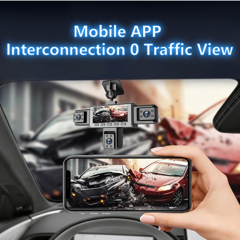 Five Camera Driving Recorder, 1080P High-definition Night Vision, Mobile App For Viewing Videos photo 1