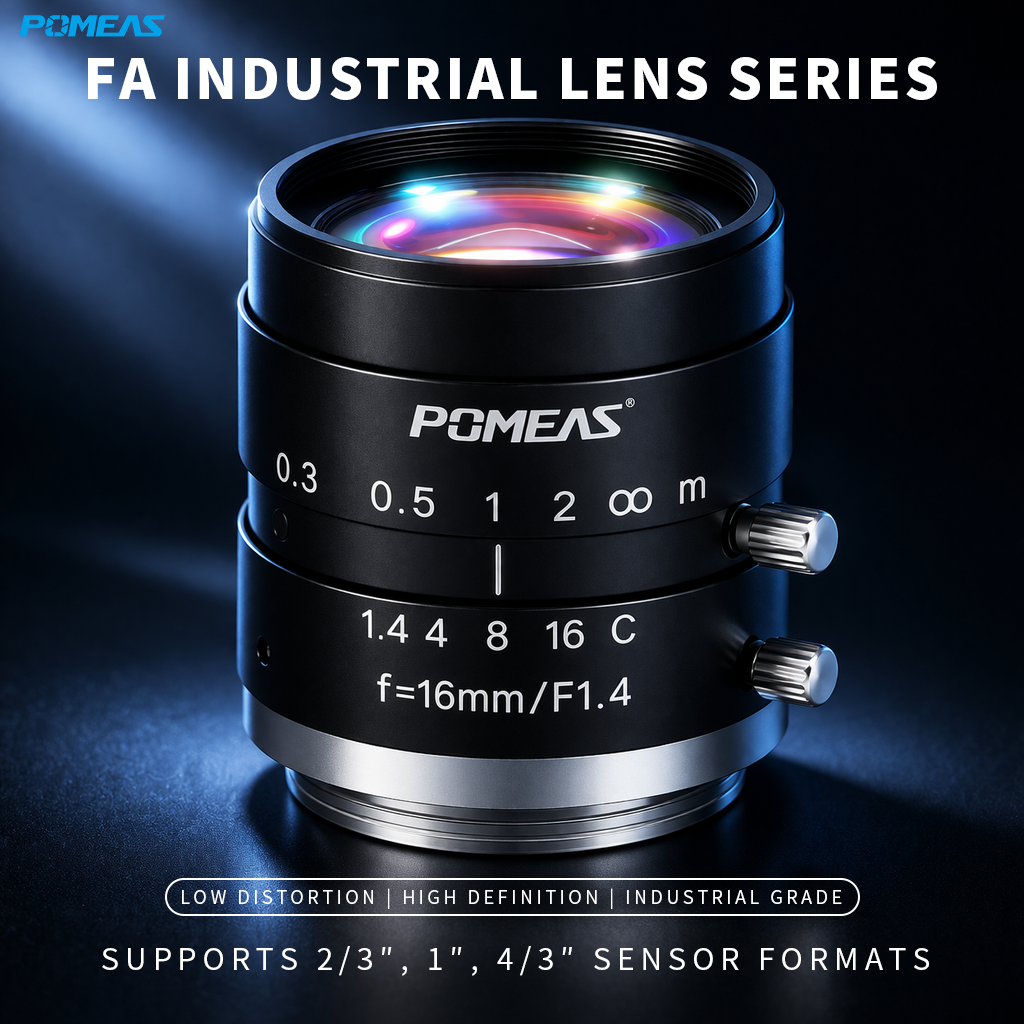 LFE-1614M 16mm F1.4 5MP Fixed Focal Length Machine Vision Lens For 2      3 Inch Industrial Cameras photo 1