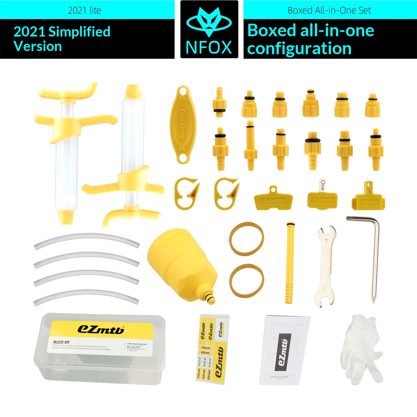 Ezmtd Hydraulic Brake Oil Disc Tool Set Simple Bicycle Oil Filling And Replacement Funnel Exhaust Connector Hot Sale photo 6