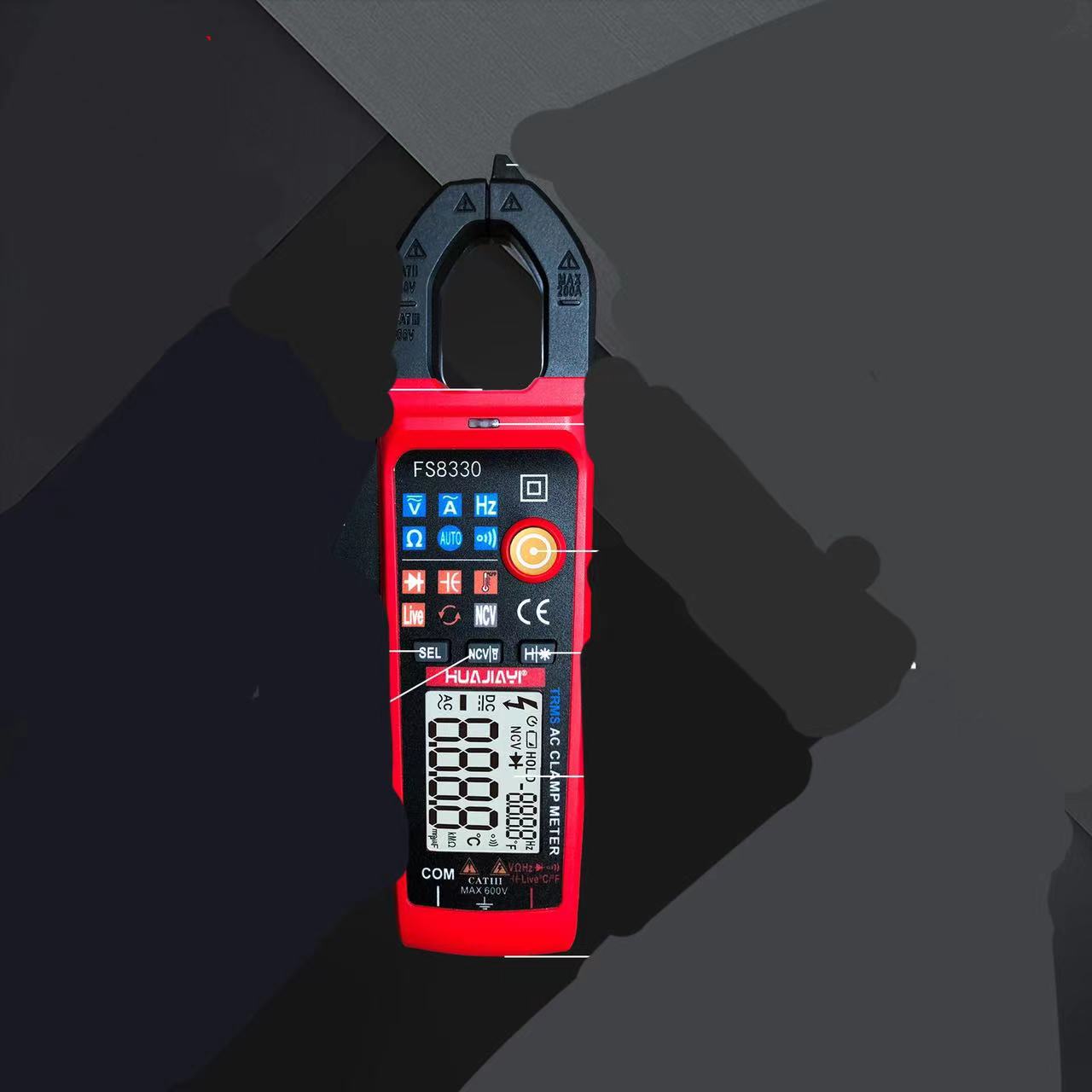 Electrical Meter Automatic Intelligent Anti-burning Ammeter Multimeter  Multi-power Energy Table photo 2