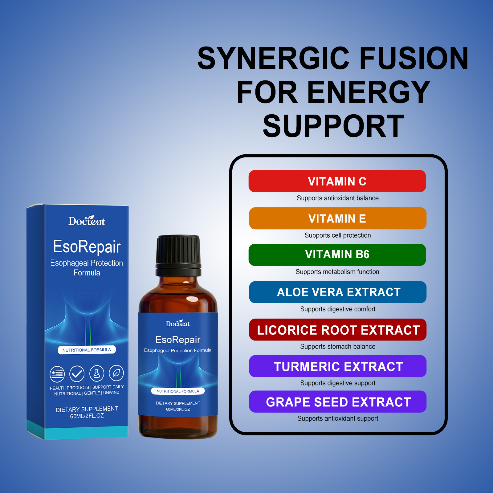 Intestinal Soothing Health Support Liquid Inlet 60ml-box photo 7