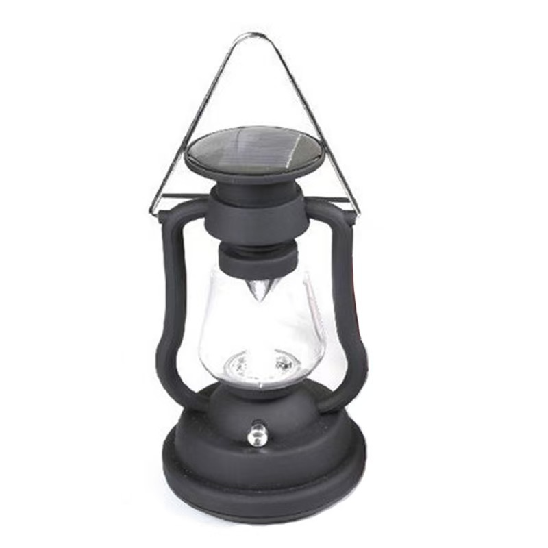 Hand-crank Charging Solar Camping Lantern, Antique-Style Horse Lamp, Outdoor Tent Light, Portable Handheld Camping Lamp, Vintage Horse Lantern photo 2
