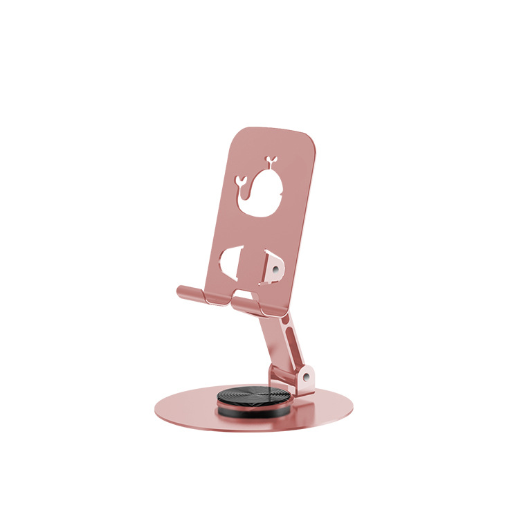 KP-934 Metal Desktop Phone Tablet Stand Adjustable Foldable Rotatable Ideal For Streaming Live Broadcasting And Filming In Stock photo 4