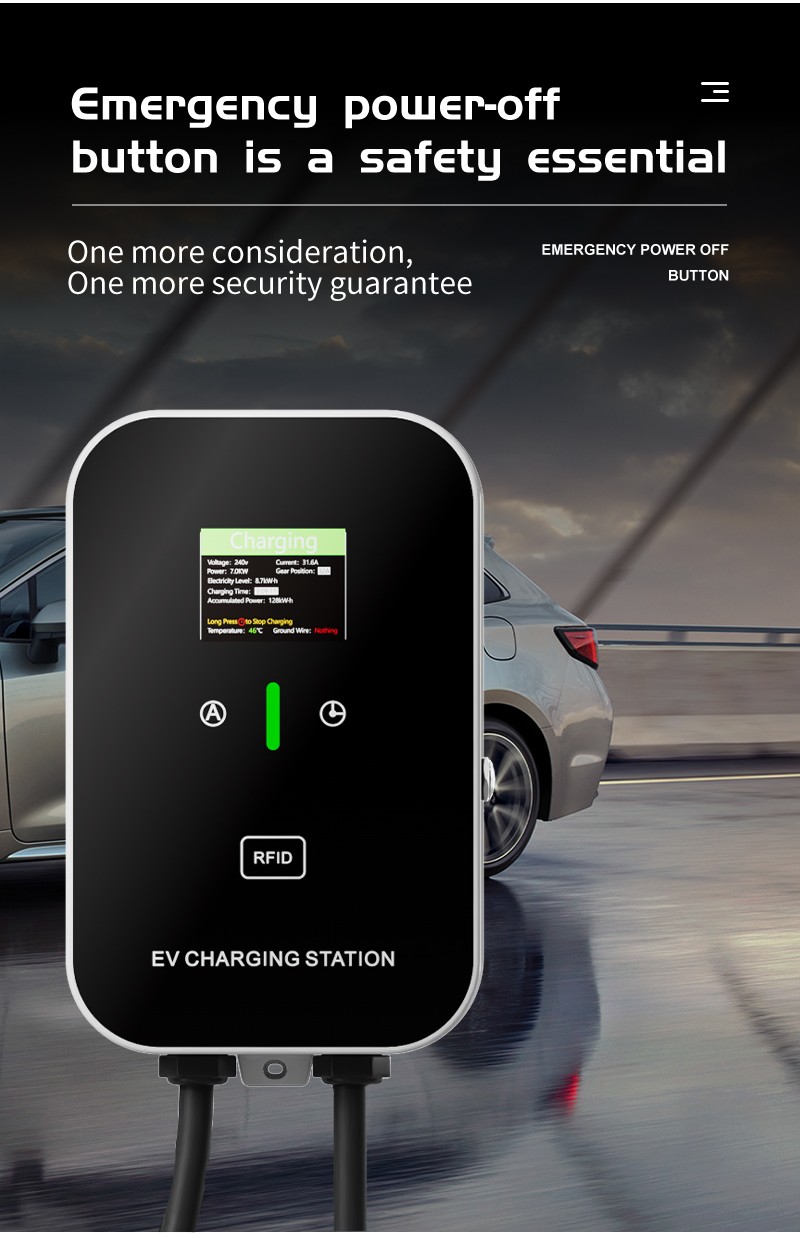 32A 7KW EV Charger Type 2 Electric Car Charging Station With 5M Cable Portable photo 7