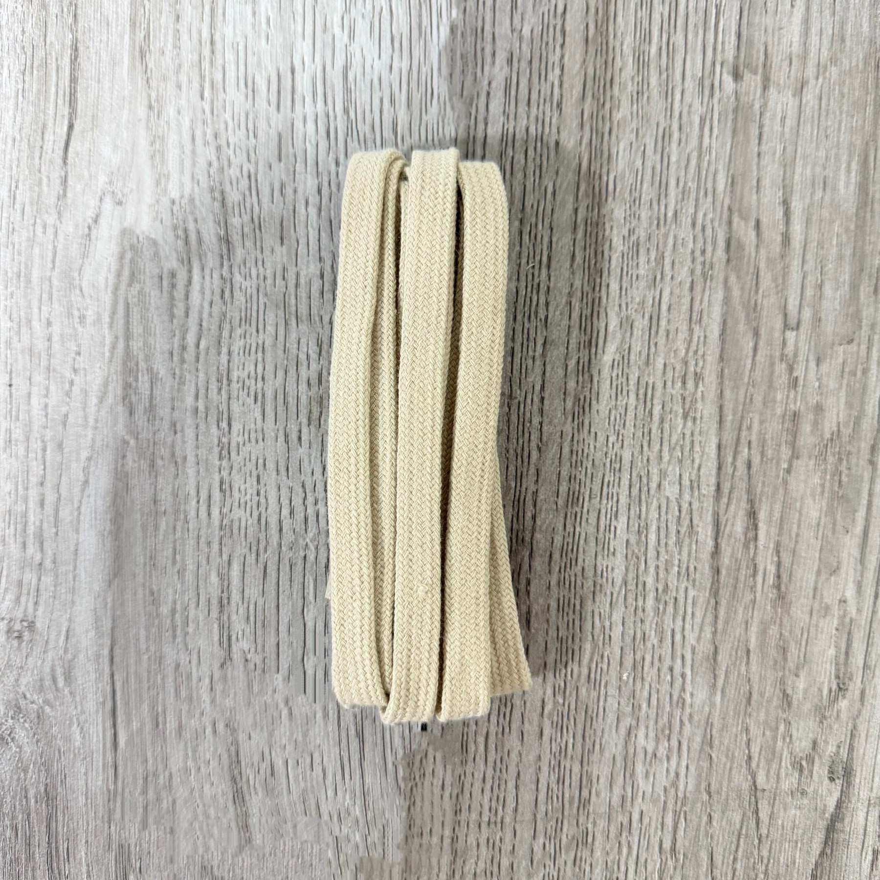 Flat Solid-Color Cotton Shoelaces photo 4