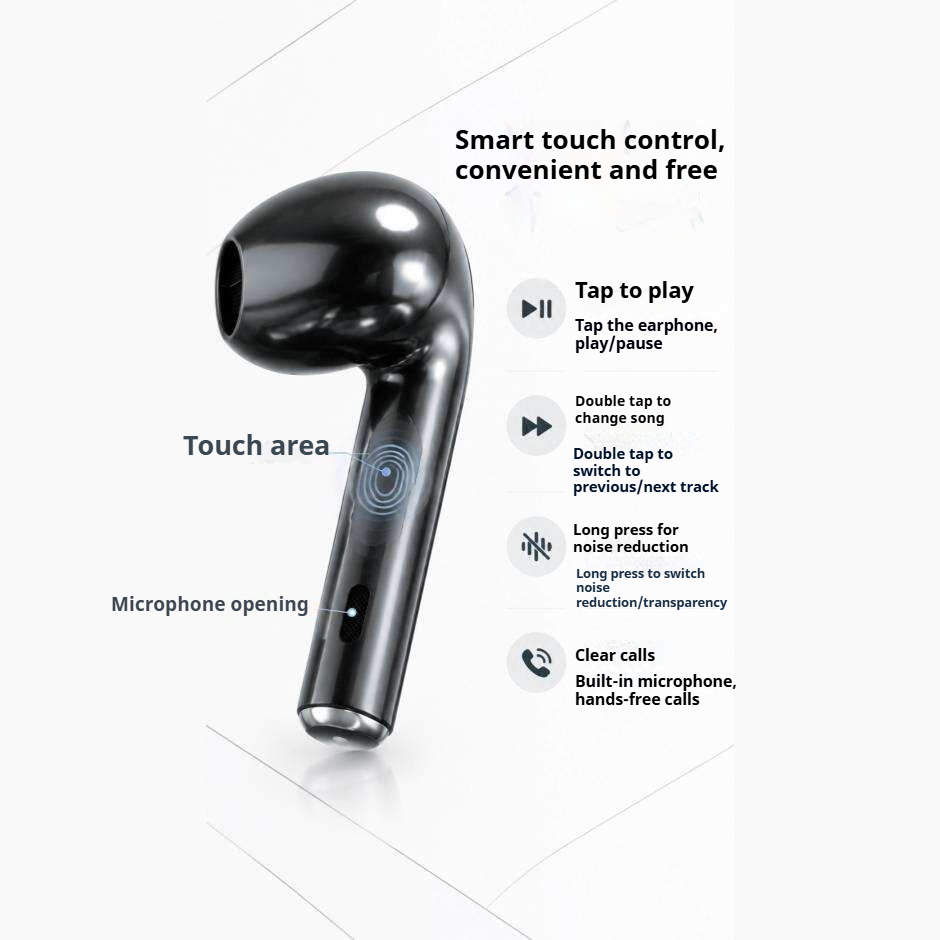 KP-230 Best-selling Wireless Bluetooth Earbuds Semi-in-ear Design Low Latency High Sound Quality Suitable For Music Gaming Factory Direct In Stock photo 3