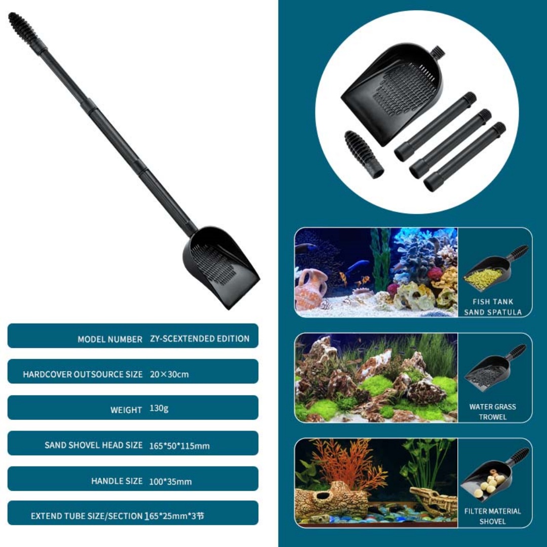 Fish Tank Multi-Purpose Sand Shovel Good Helper To Pets photo 2