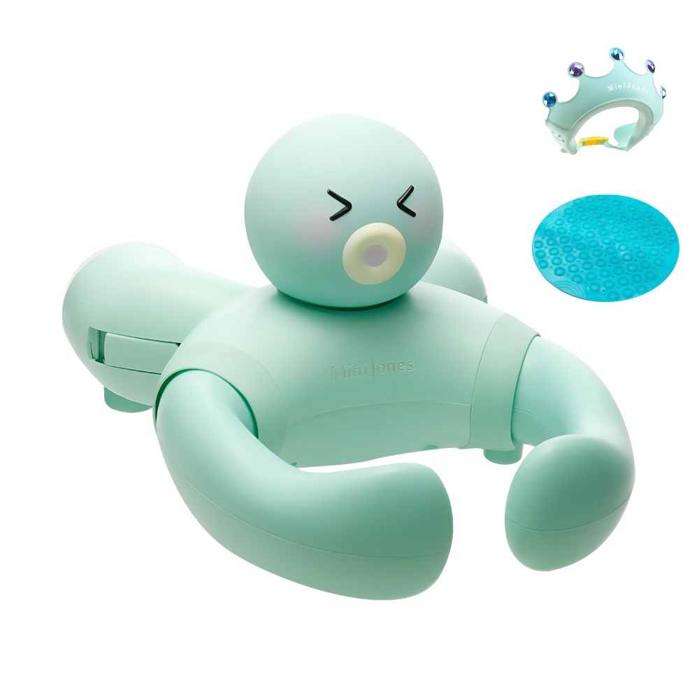 MiniJones Baby Bath Stand Suction Cup Wall-Mounted Adjustable Width Portable Standing Shower Holder photo 4