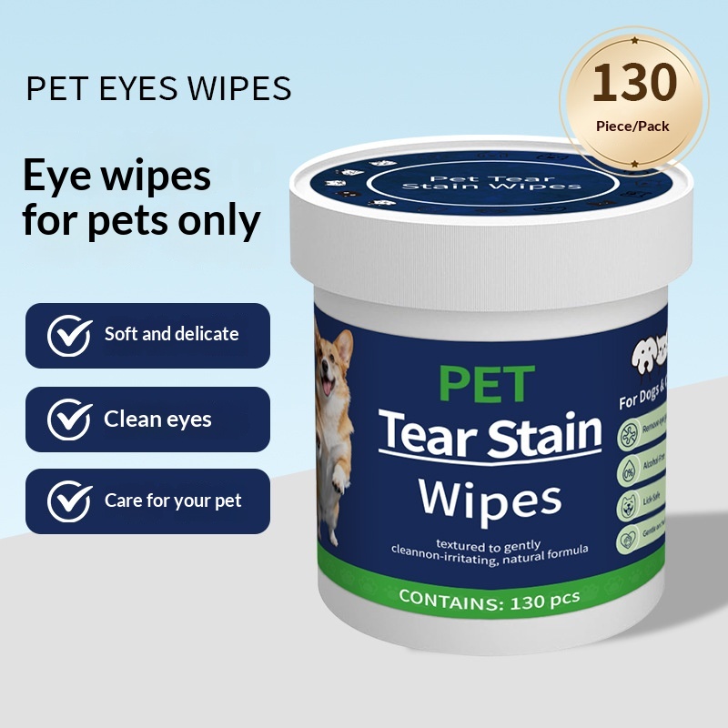 Gentle Pet Eye Wipes For Dogs & Cats, Tear Stain Remover. photo 2