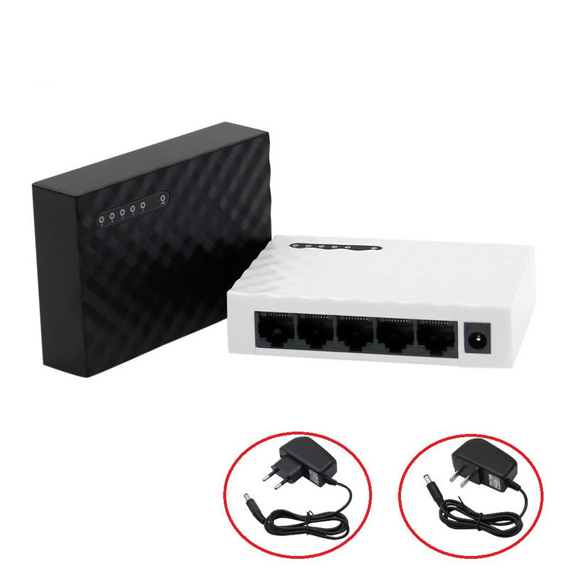 5-port Gigabit Home Switching Ethernet Network Hub photo 1