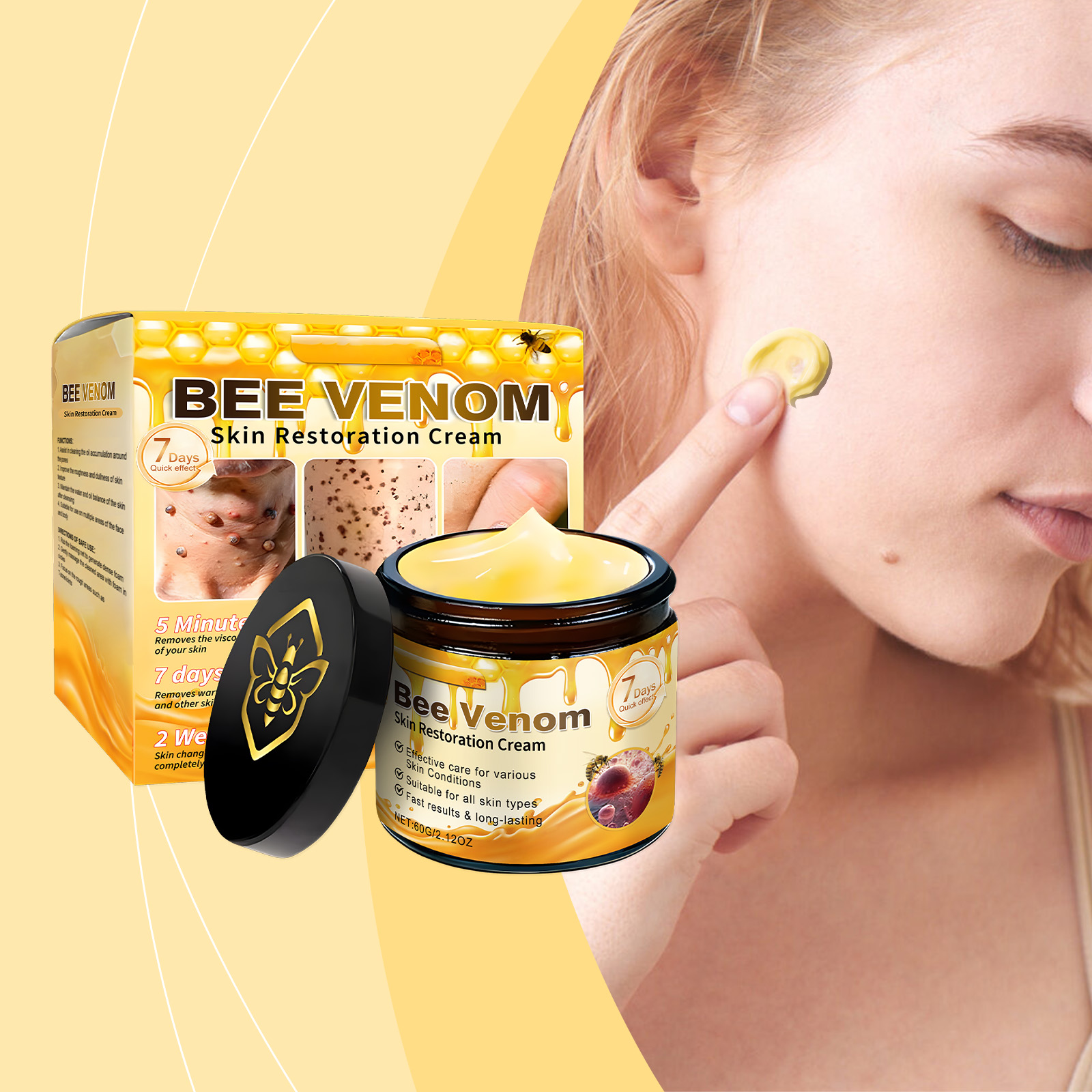 Skin Soothing Cream 60g 1box photo 4