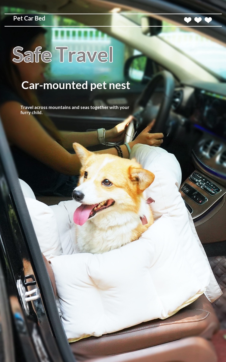 Waterproof Removable Portable Car Safety Seat Bed For Pets photo 3